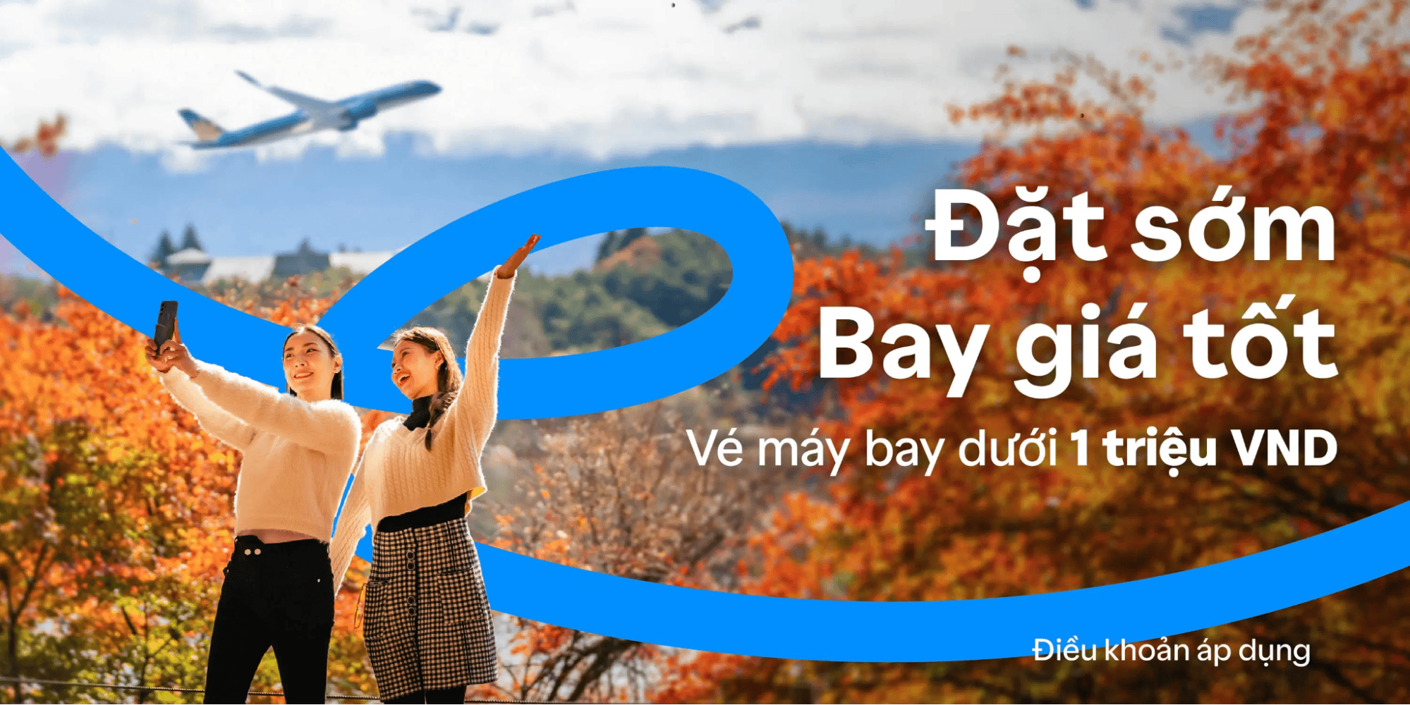 Bay cùng Vietravel Airlines, trả giá ‘hạt dẻ’ nhờ mã giảm giá Traveloka
